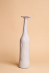 Stone Grey Tall Wonky Ceramic Vase