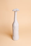 Stone Grey Tall Wonky Ceramic Vase