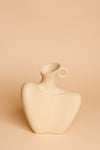 Lady Di Ceramic Vase (Butter Yellow)
