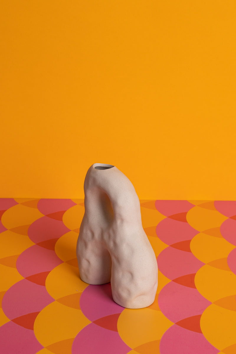 Gina Wonky Stone Ceramic Vase