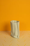 Mint Paperbag Ceramic Vase (22,5cm)