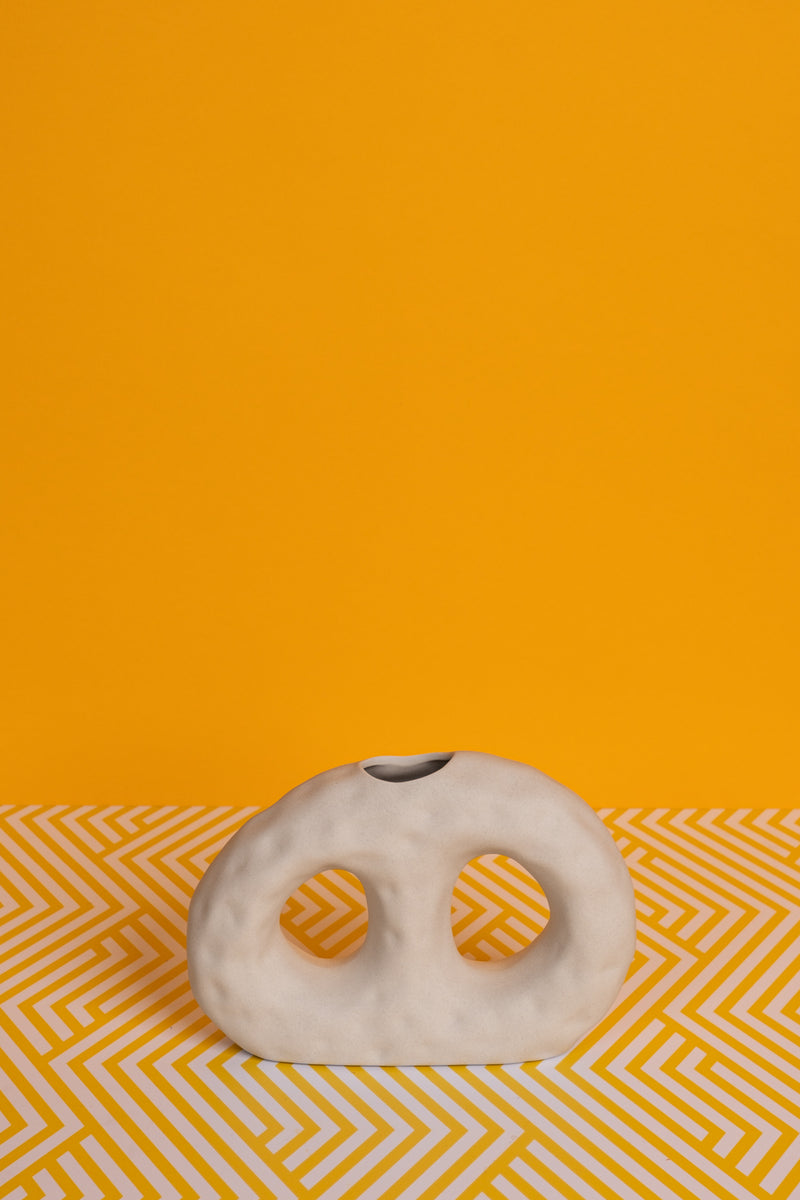 Diona Wonky Stone Ceramic Vase