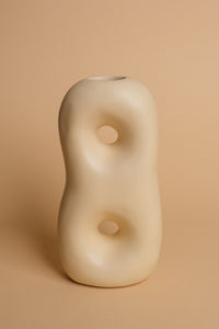 Cream Nantes Ceramic Vase (22cm)