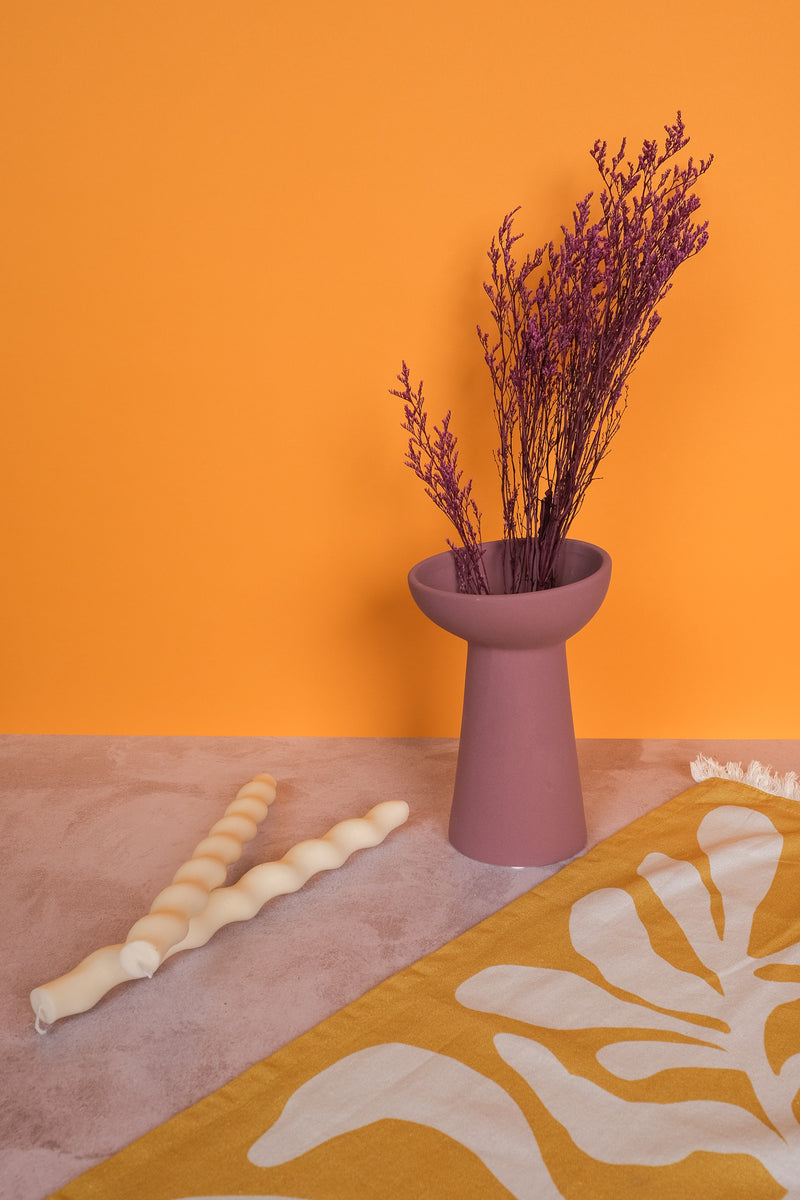 Purple Sharona Ceramic Vase (20,5cm)