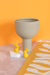 Grey Versailles Footed Bowl (21cm)