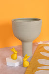 Grey Versailles Footed Bowl (21cm)