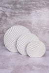 Large White Valence Ceramic Vase (31cm)
