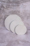 Large White Valence Ceramic Vase (31cm)