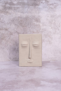Stone-Faced Ceramic Vase