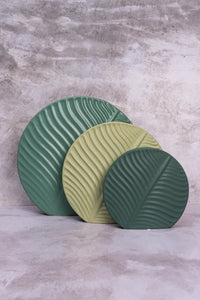 Large Green Valence Ceramic Vase (31cm)