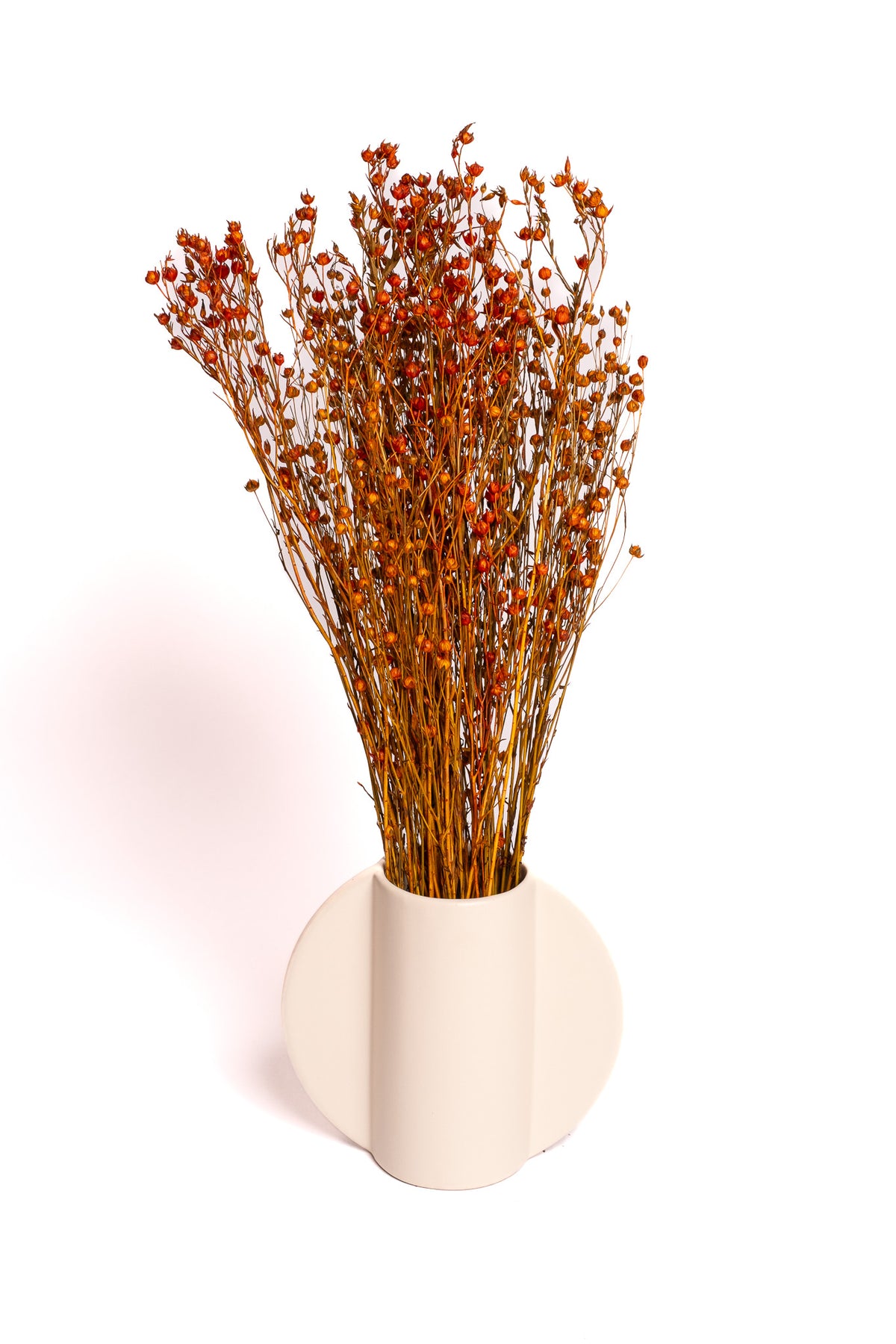 Rust Orange Flax