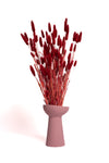 Burgundy Bunny Tails (Bunch)