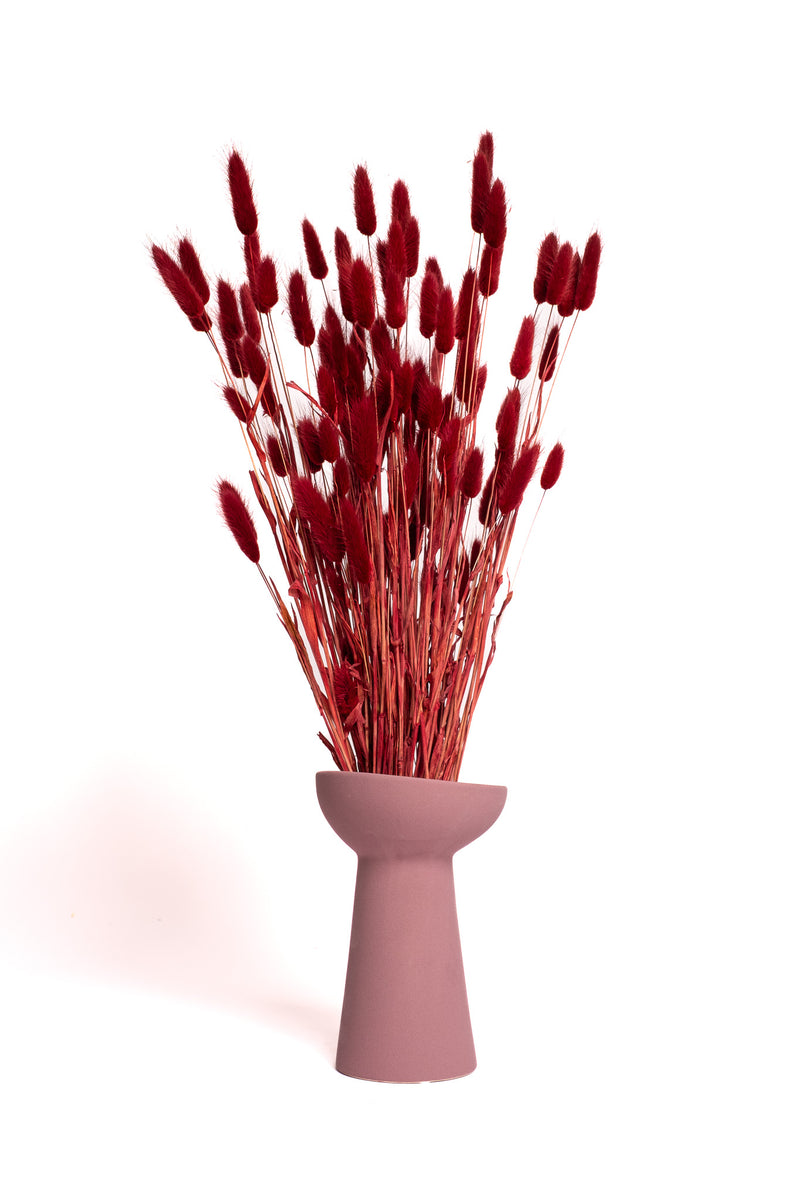 Burgundy Bunny Tails (Bunch)