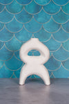 White Nantes Ceramic Vase (21cm)