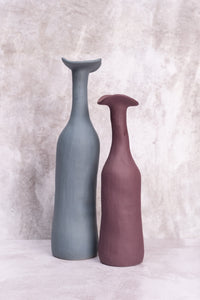Purple Wonky Ceramic Vase