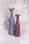 Purple Wonky Ceramic Vase