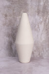Shapely White Venice Ceramic Vase
