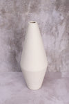 Shapely White Venice Ceramic Vase