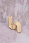 Small Cream Cannes Ceramic Vase (14cm)