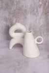 White Nantes Ceramic Vase (21cm)