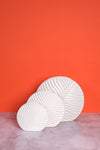 Large White Valence Ceramic Vase (31cm)