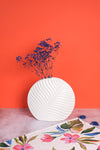 Large White Valence Ceramic Vase (31cm)