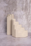 Cream Skyscraper Ceramic Vase (30cm)