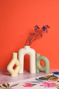 Ashlee Art Deco Ceramic Vase