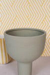 Grey Versailles Footed Bowl (21cm)