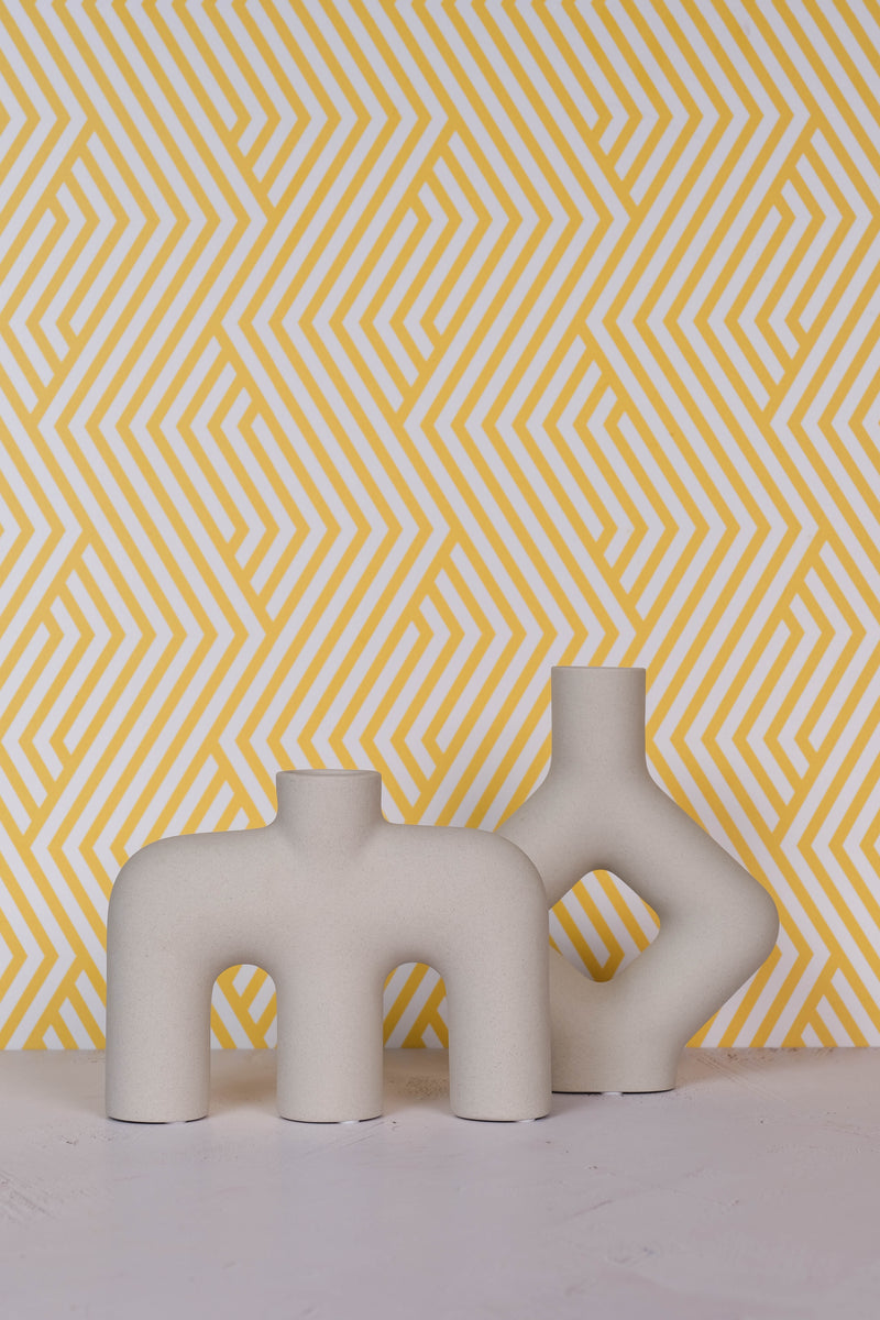 Angela Art Deco Ceramic Vase (18cm)