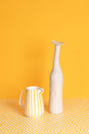 Stone Grey Tall Wonky Ceramic Vase