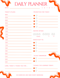 Planners (Daily & Weekly)