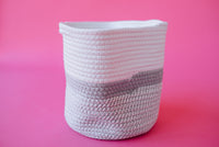Grey Light Two-Tone Basket (Large)