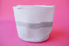 Grey Light Two-Tone Basket (Medium)