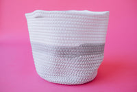 Grey Light Two-Tone Basket (Medium)