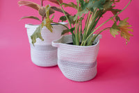 Grey Light Two-Tone Basket (Medium)