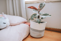 Grey Light Two-Tone Basket (Large)