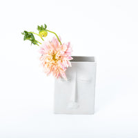 Stone-Faced Ceramic Vase