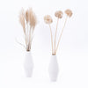 Shapely White Venice Ceramic Vase