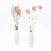 Shapely White Venice Ceramic Vase